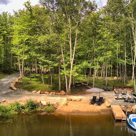 Kallm-Mont-Tremblant Chalet With Hot Tub, Pond & Beach On Private 7Acre Estate Lac-Superieur Buitenkant foto