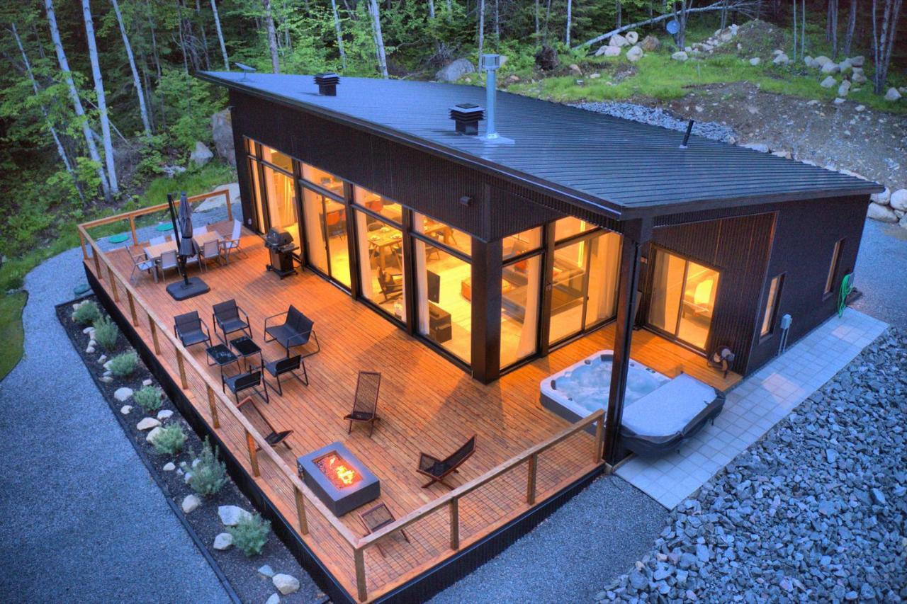 Kallm-Mont-Tremblant Chalet With Hot Tub, Pond & Beach On Private 7Acre Estate Lac-Superieur Buitenkant foto